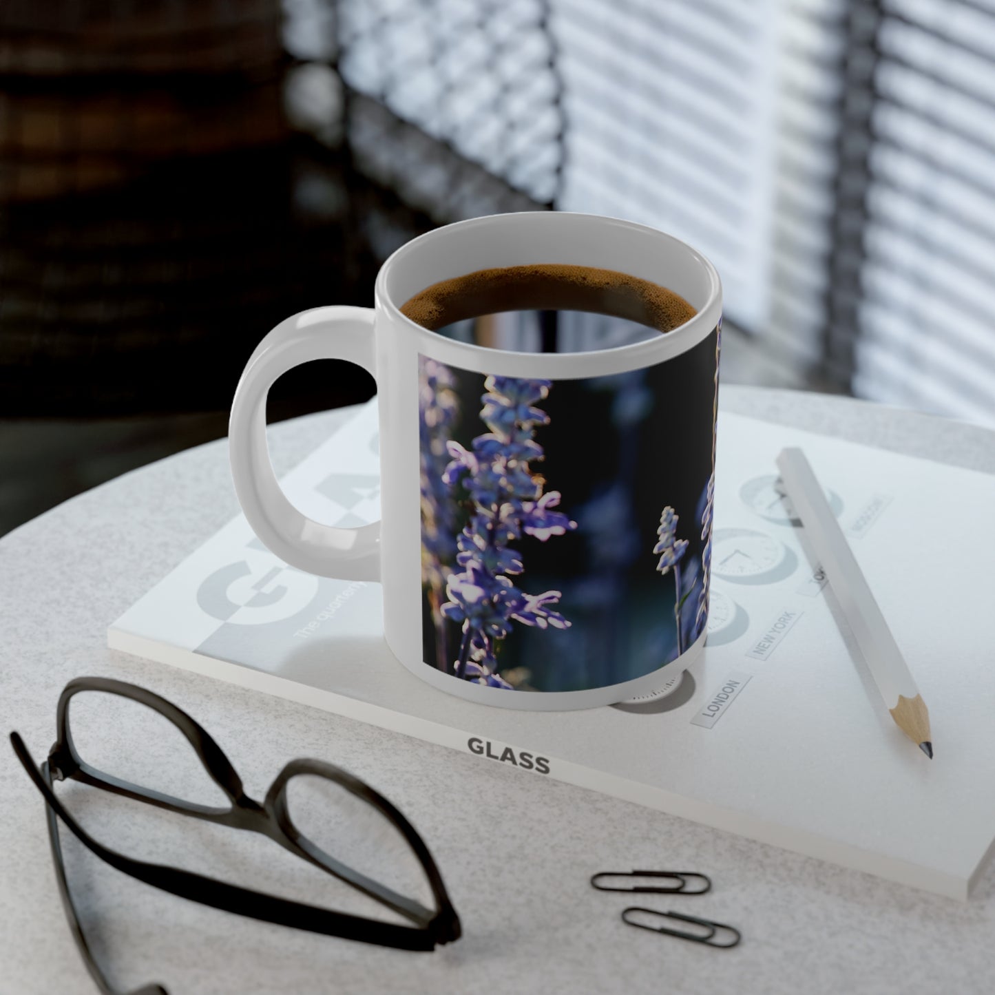 Jumbo coffee mug - 20 oz - blue sage