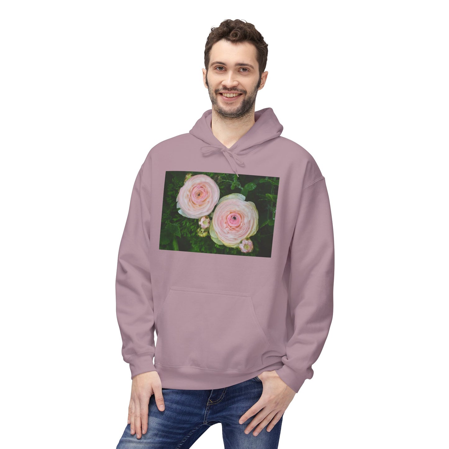 Hoodie - Dahlia Plant Photography Softstyle Fleece