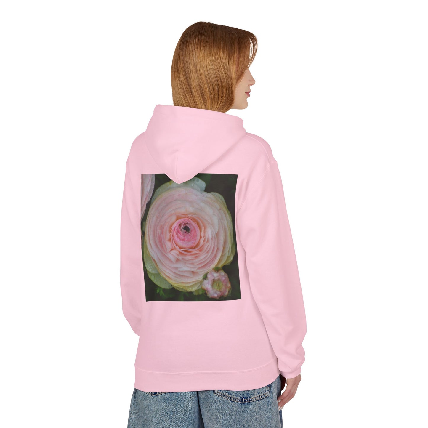 Hoodie - Dahlia Plant Photography Softstyle Fleece