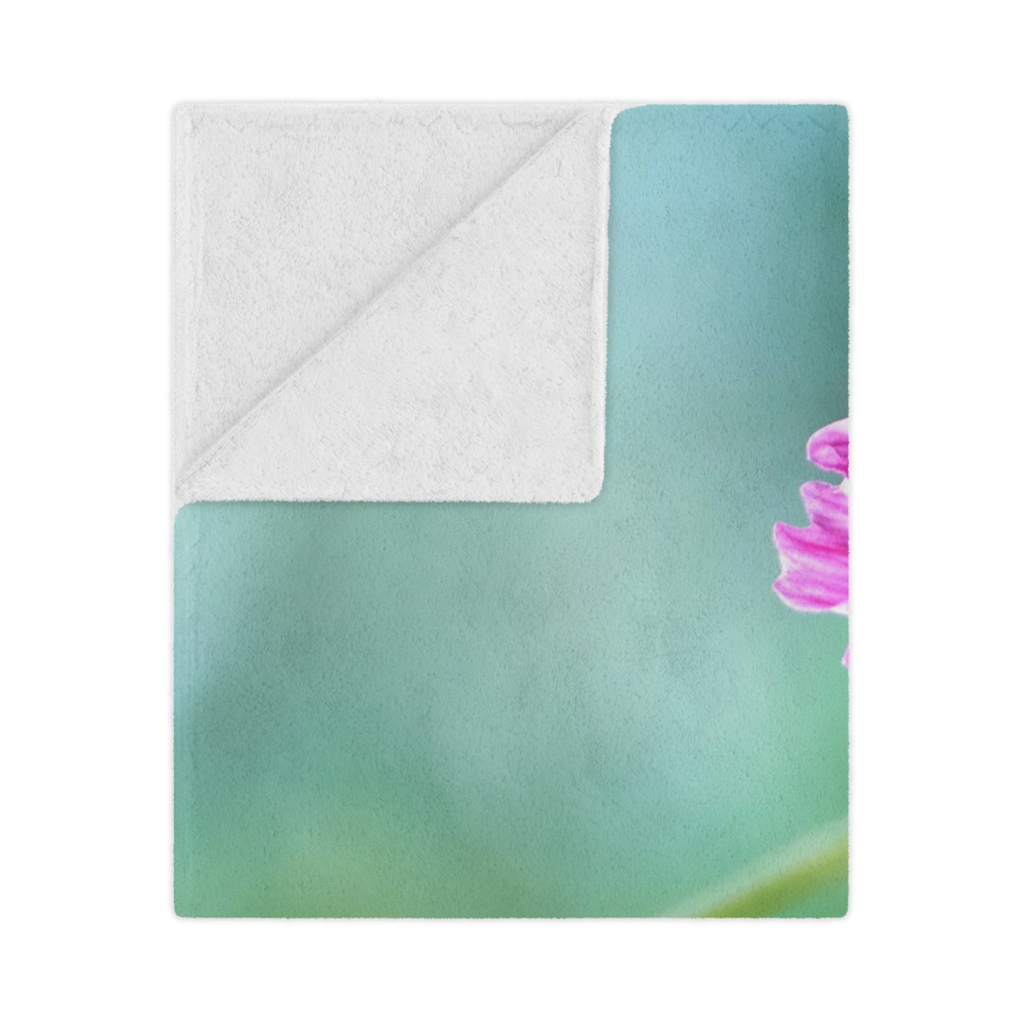 Minky Blanket - Honey Bee on Cosmos Organic Garden Design
