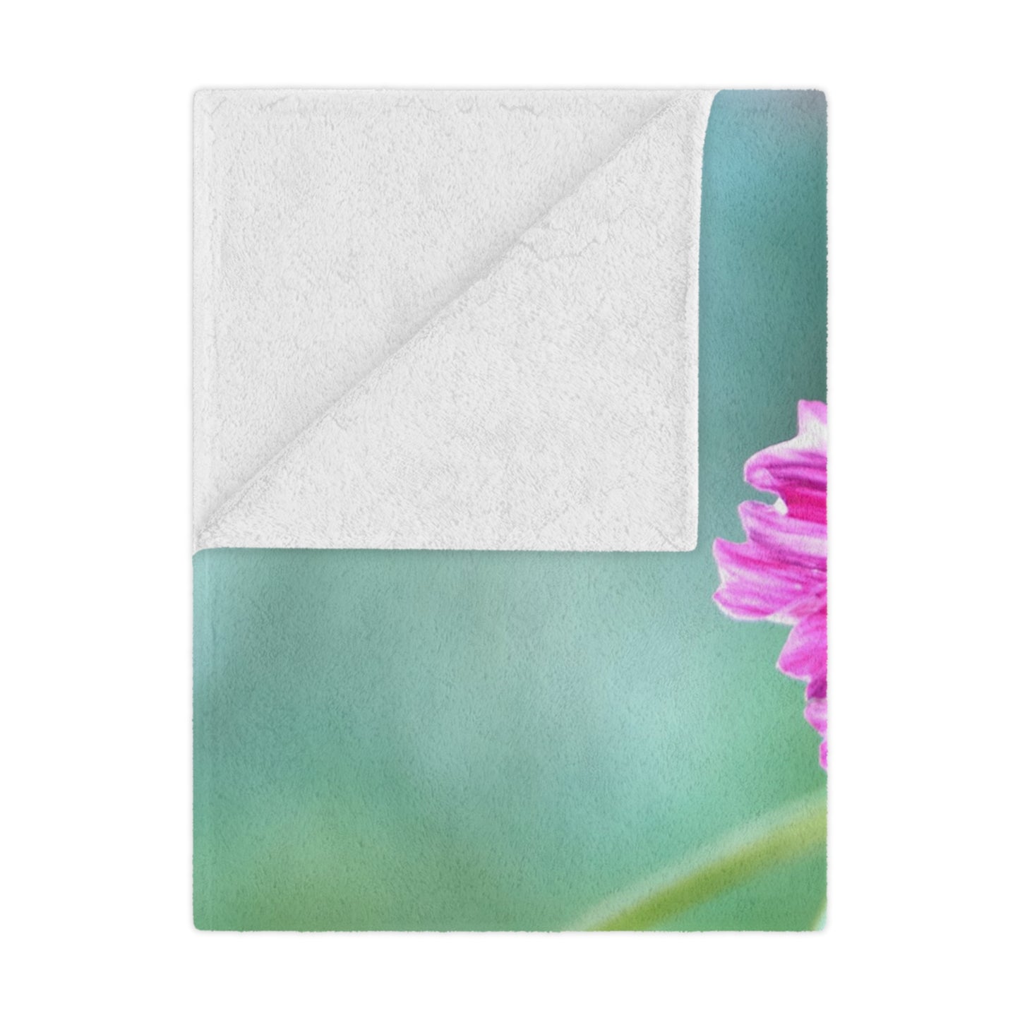 Minky Blanket - Honey Bee on Cosmos Organic Garden Design