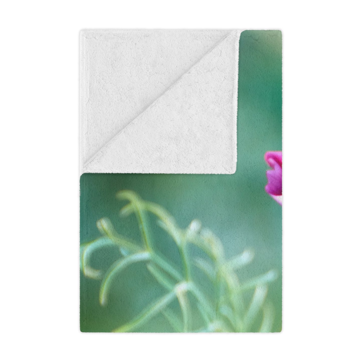 Minky Blanket - Honey Bee on Cosmos Organic Garden Design