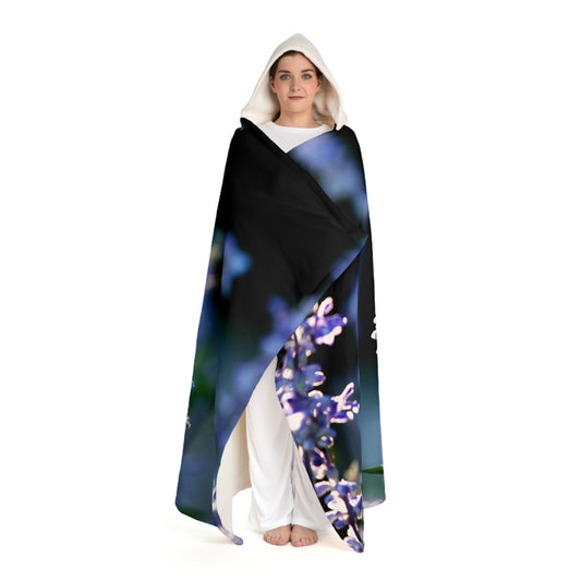 Sherpa Fleece Blanket - Blue Sage Organic Garden Photo
