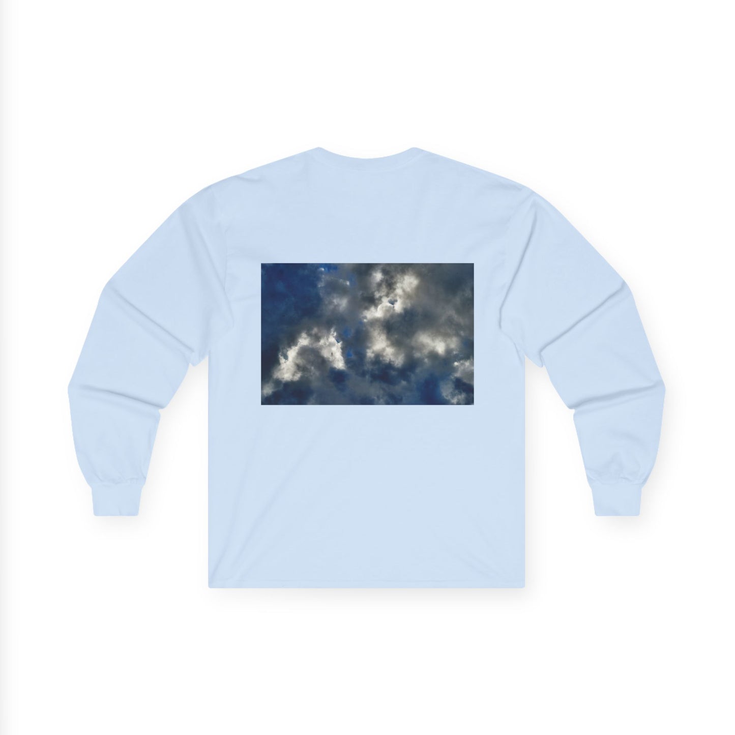 Cloudscape Photo Long Sleeve Tee — Stormy Sky Graphic Shirt