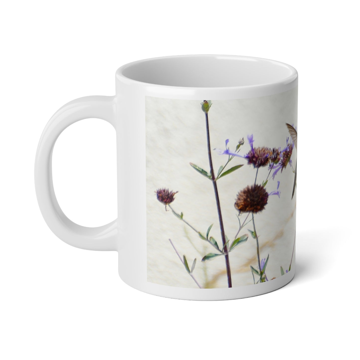 Large Mug - Anna's Hummingbird with Clevelandii Sage 20oz