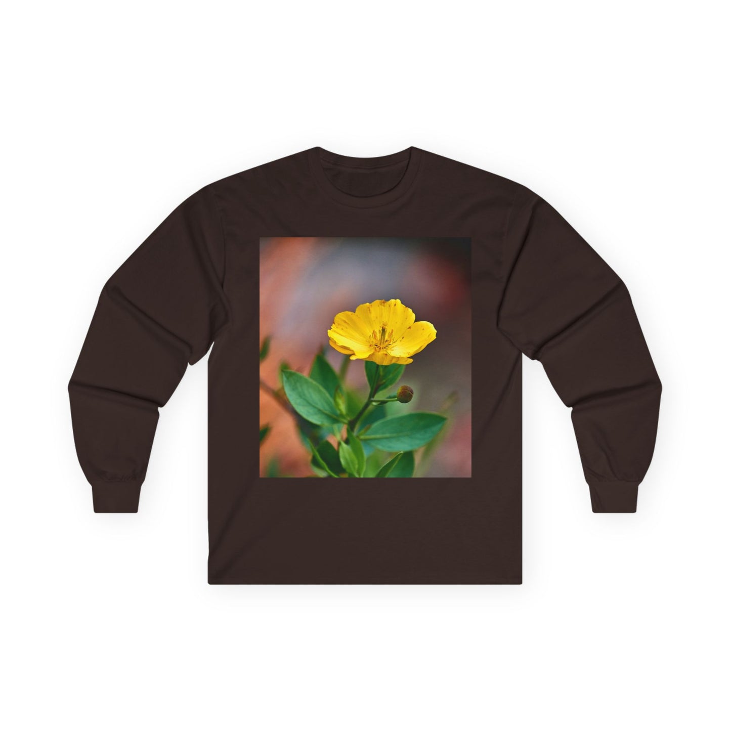 Botanical Long Sleeve Tee - Channel Island Bush Poppy Photo