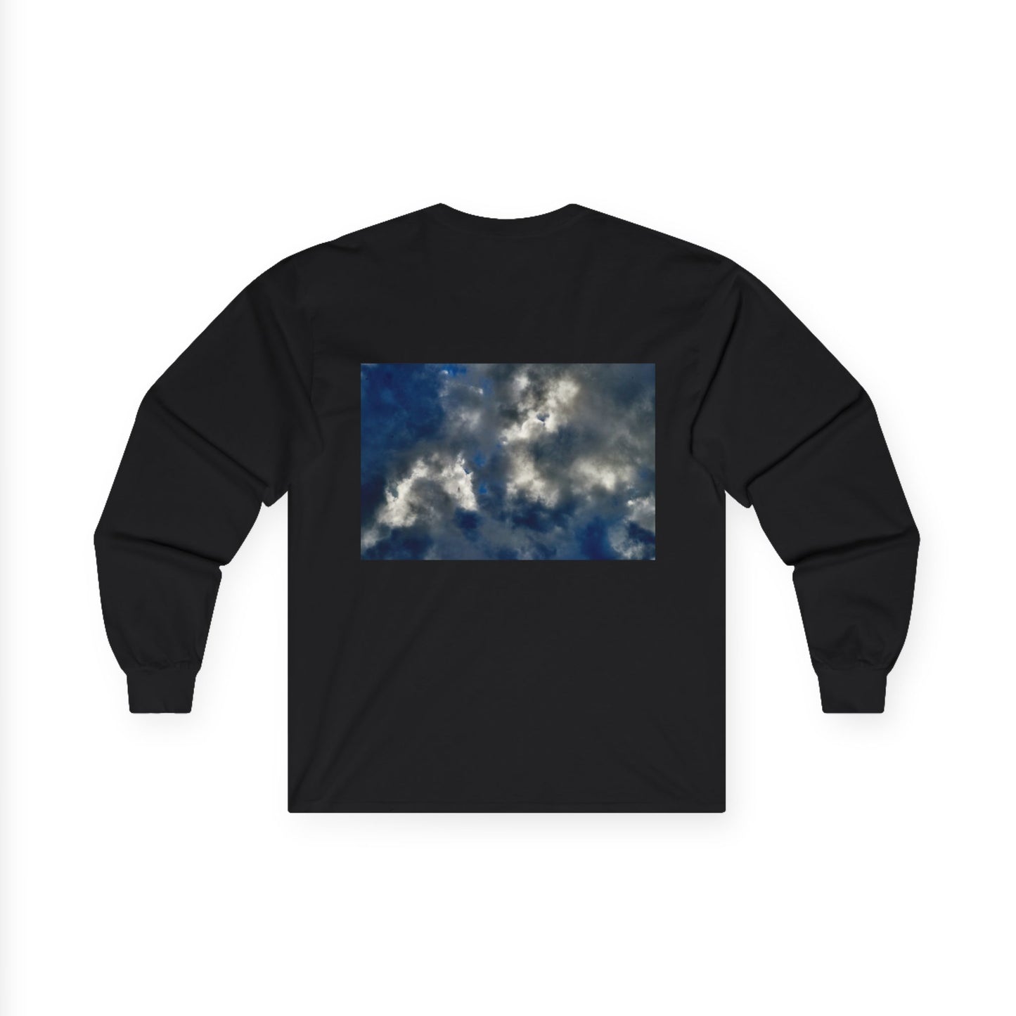 Cloudscape Photo Long Sleeve Tee — Stormy Sky Graphic Shirt