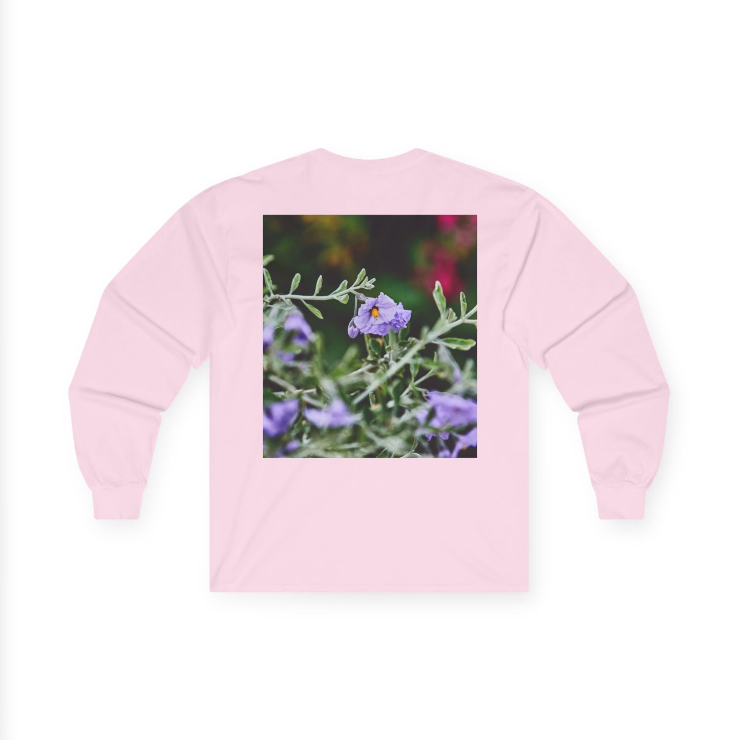 Native Solanum Umbelliferum Photo Long Sleeve Tee — Garden Botanical Shirt