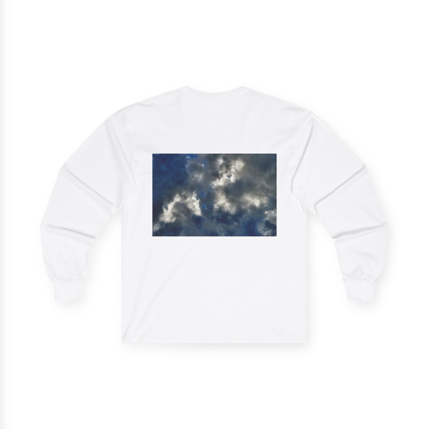 Cloudscape Photo Long Sleeve Tee — Stormy Sky Graphic Shirt