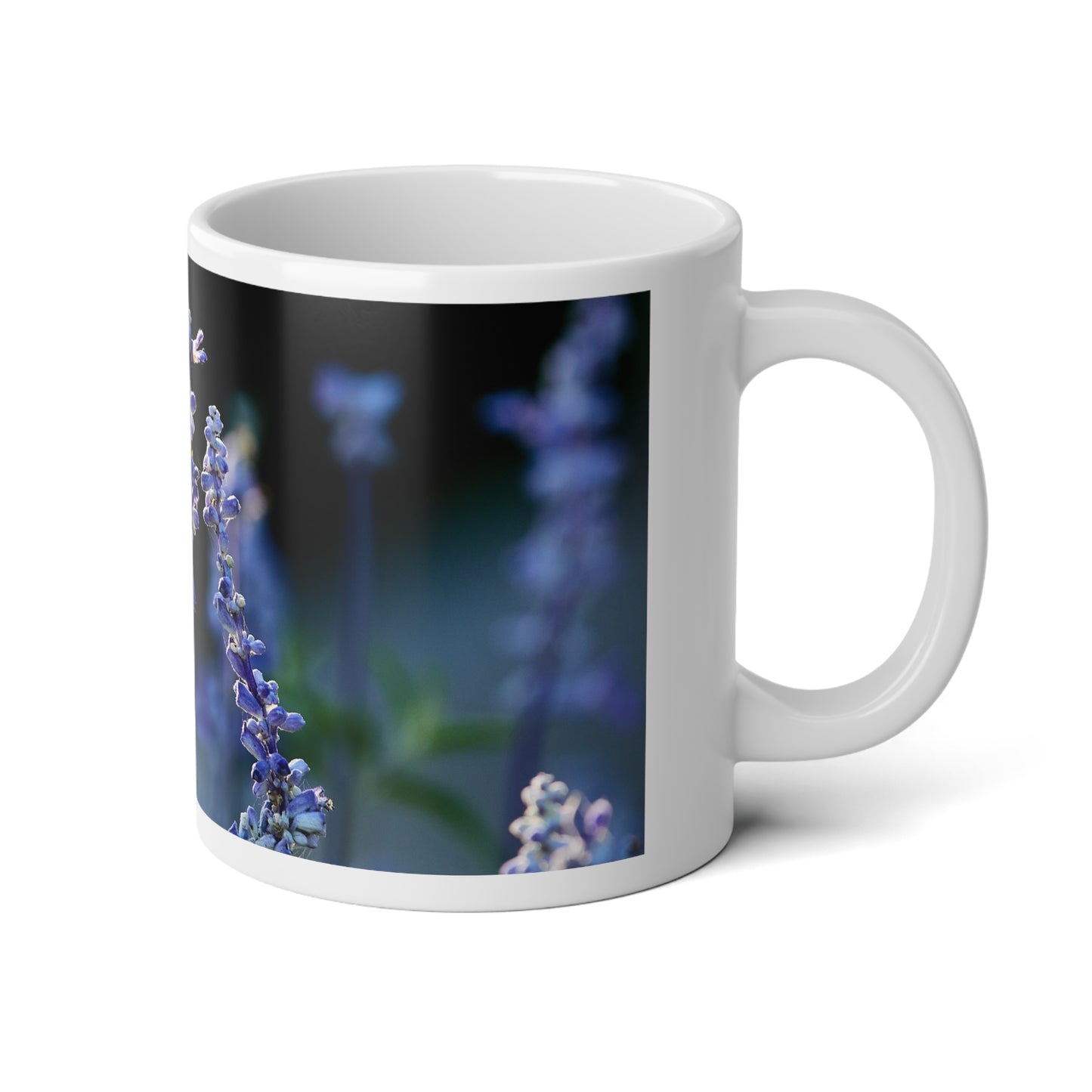Jumbo coffee mug - 20 oz - blue sage