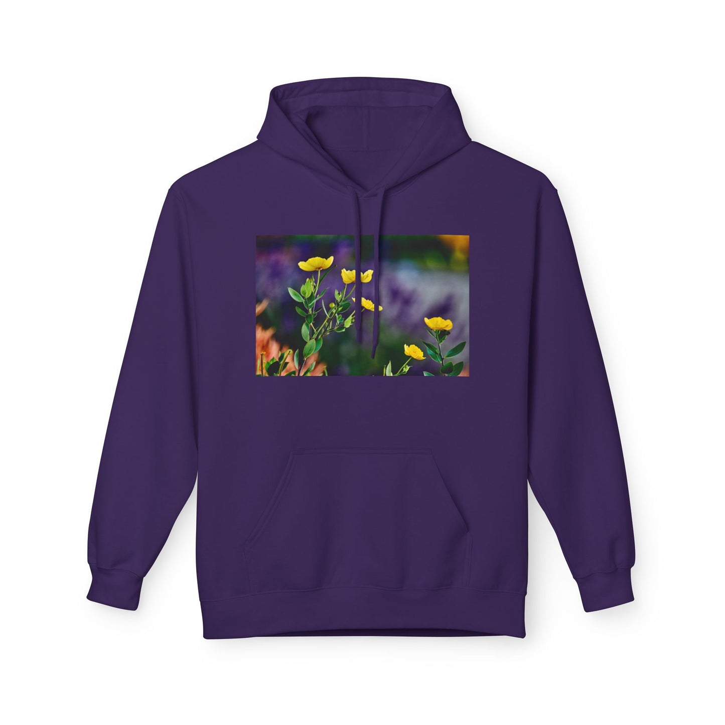 California Native Flower Hoodie — Channel Island Bush Poppy & Catalina Rock Flower Photo