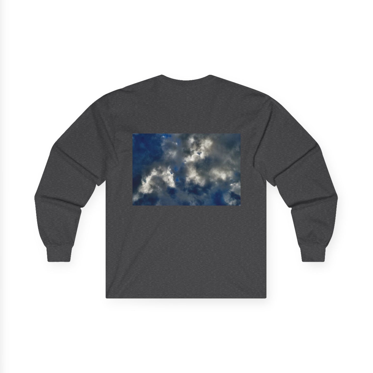 Cloudscape Photo Long Sleeve Tee — Stormy Sky Graphic Shirt