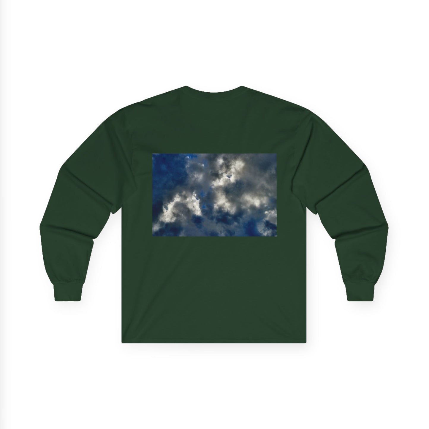 Cloudscape Photo Long Sleeve Tee — Stormy Sky Graphic Shirt