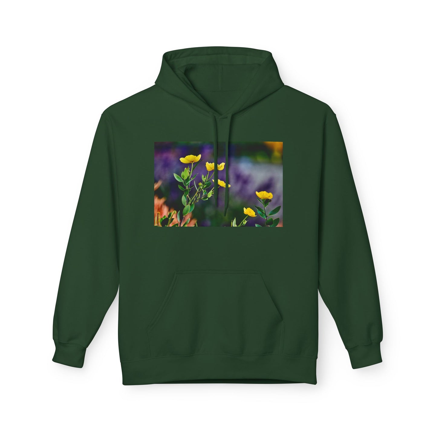 California Native Flower Hoodie — Channel Island Bush Poppy & Catalina Rock Flower Photo