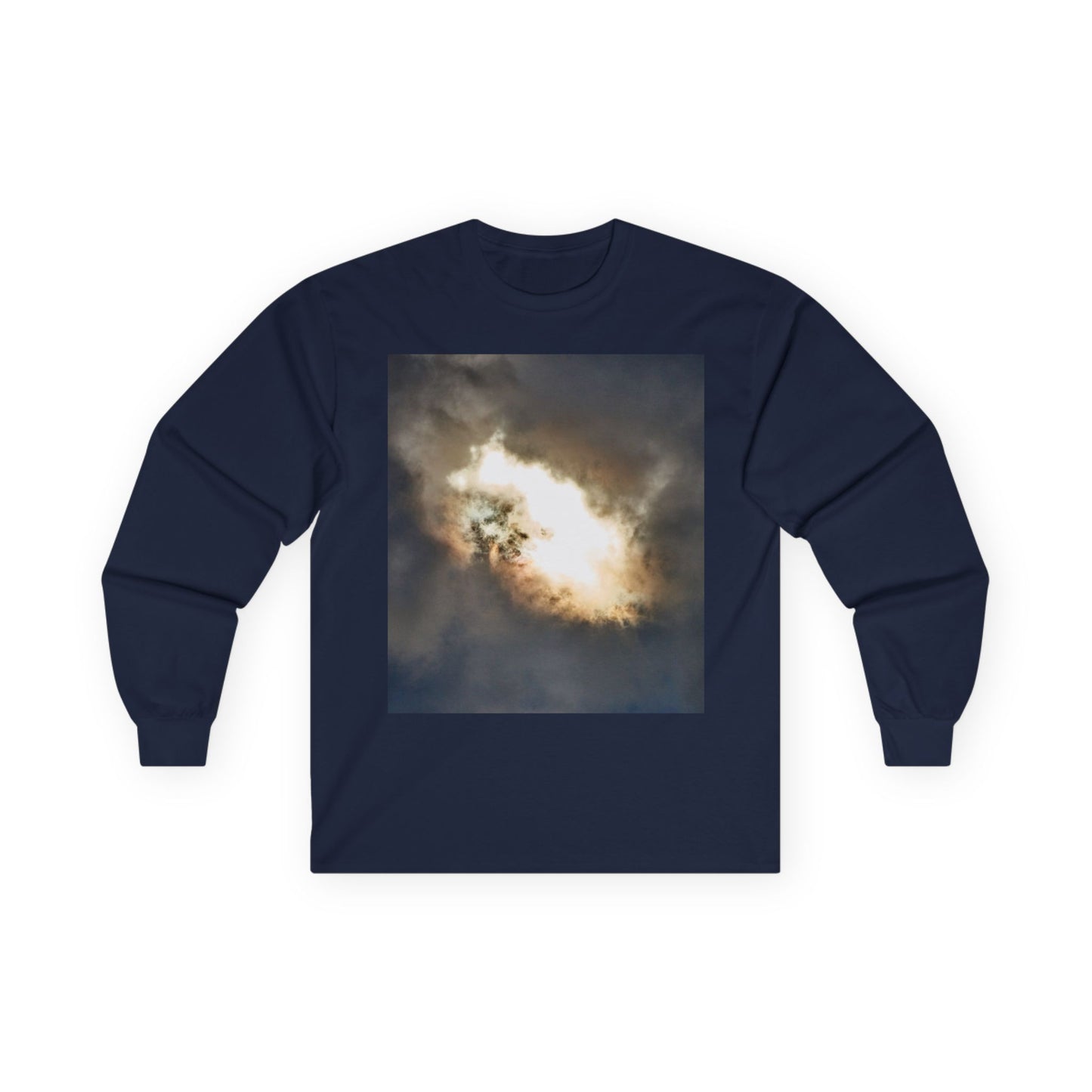 Cloudburst Abstract Long Sleeve Tee