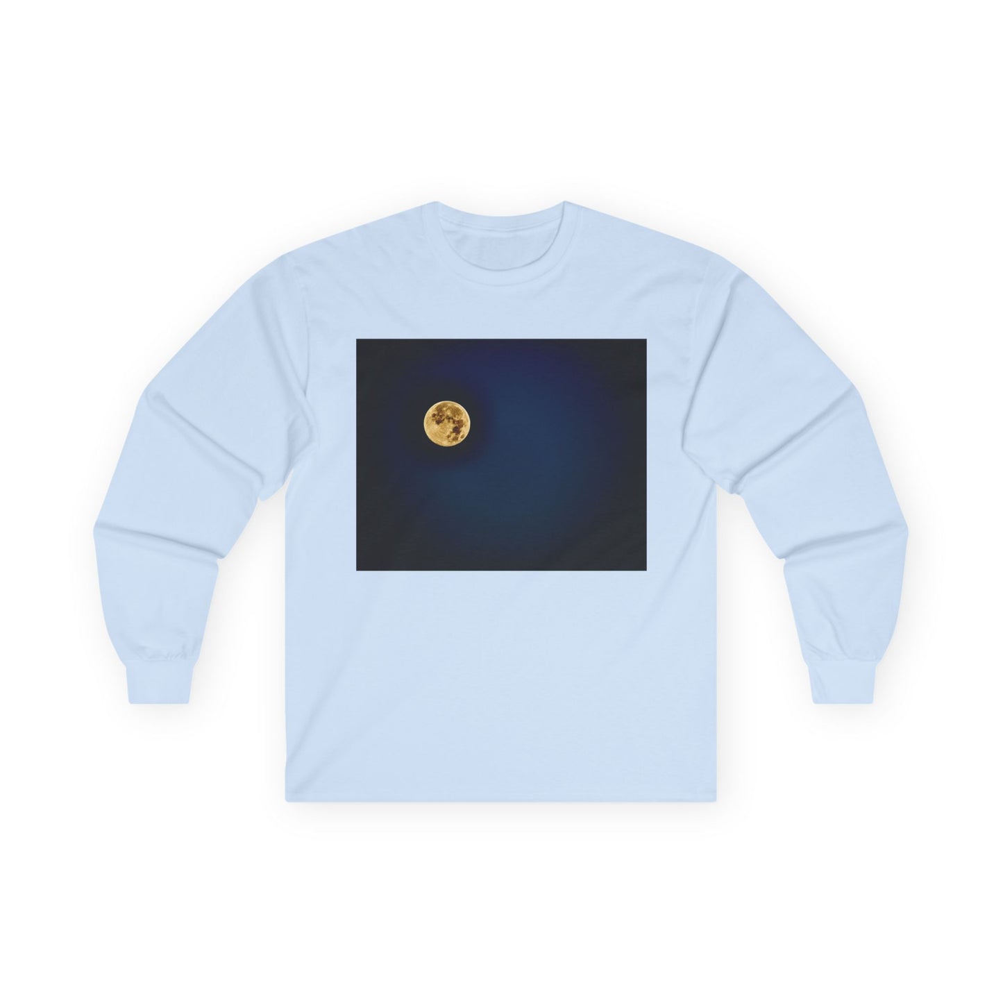 Full Moon Photo Long Sleeve Tee