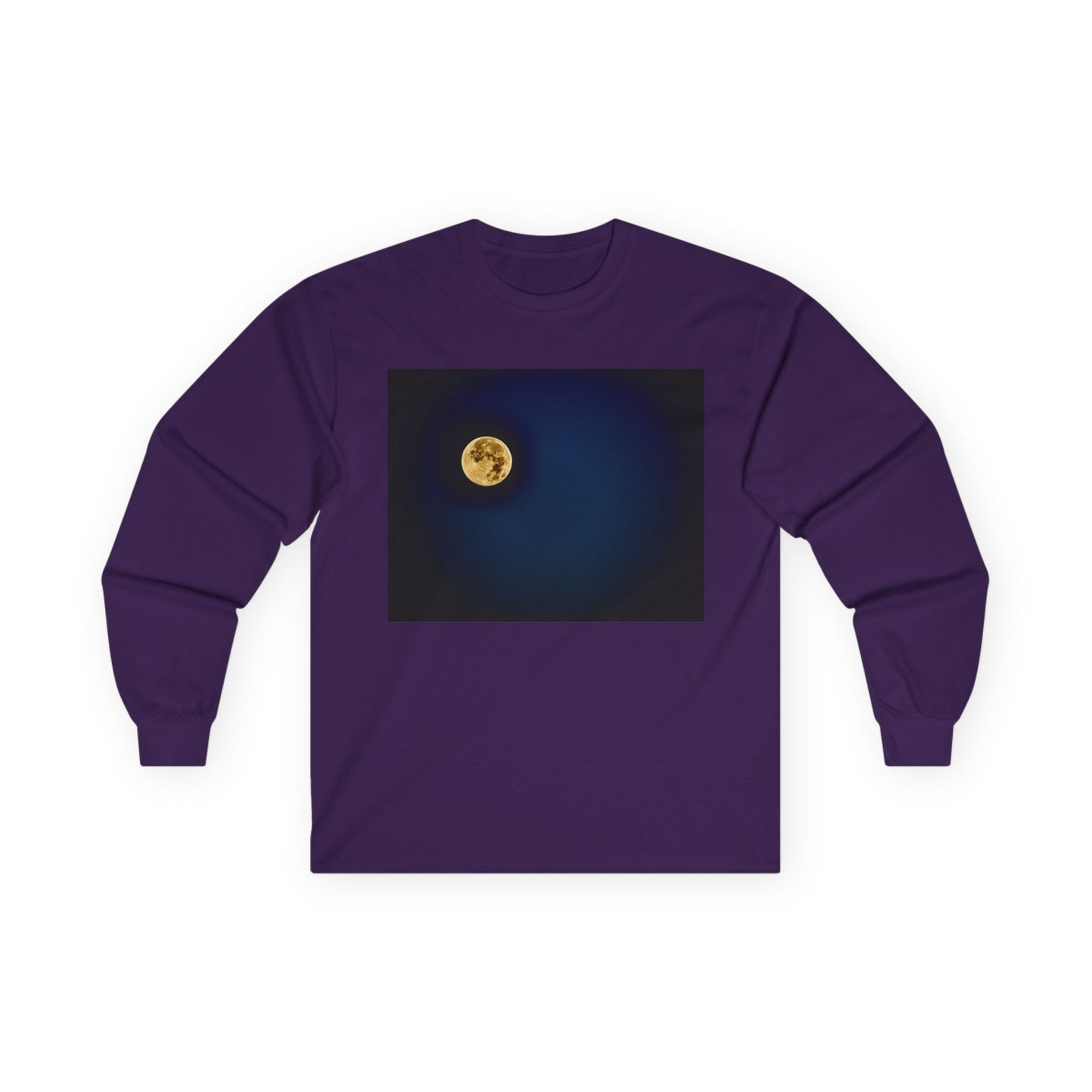 Full Moon Photo Long Sleeve Tee