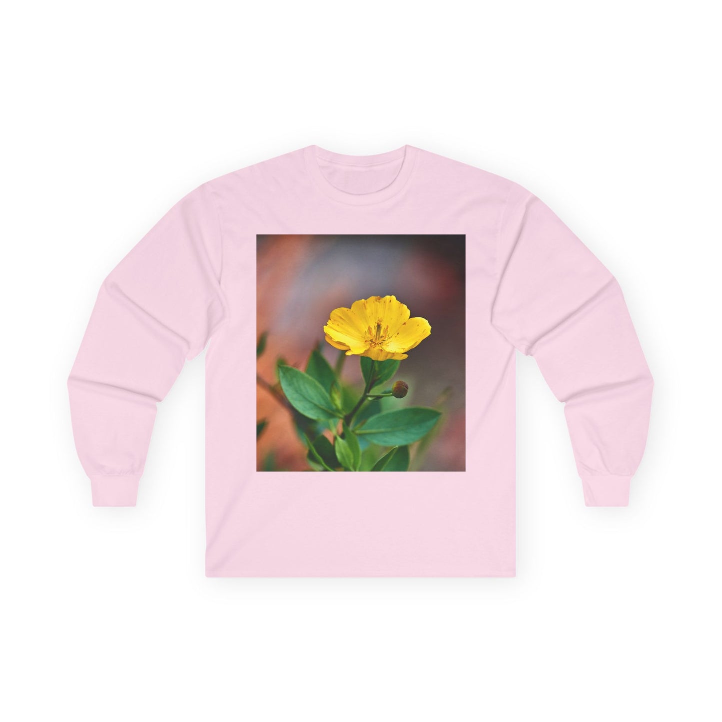 Botanical Long Sleeve Tee - Channel Island Bush Poppy Photo