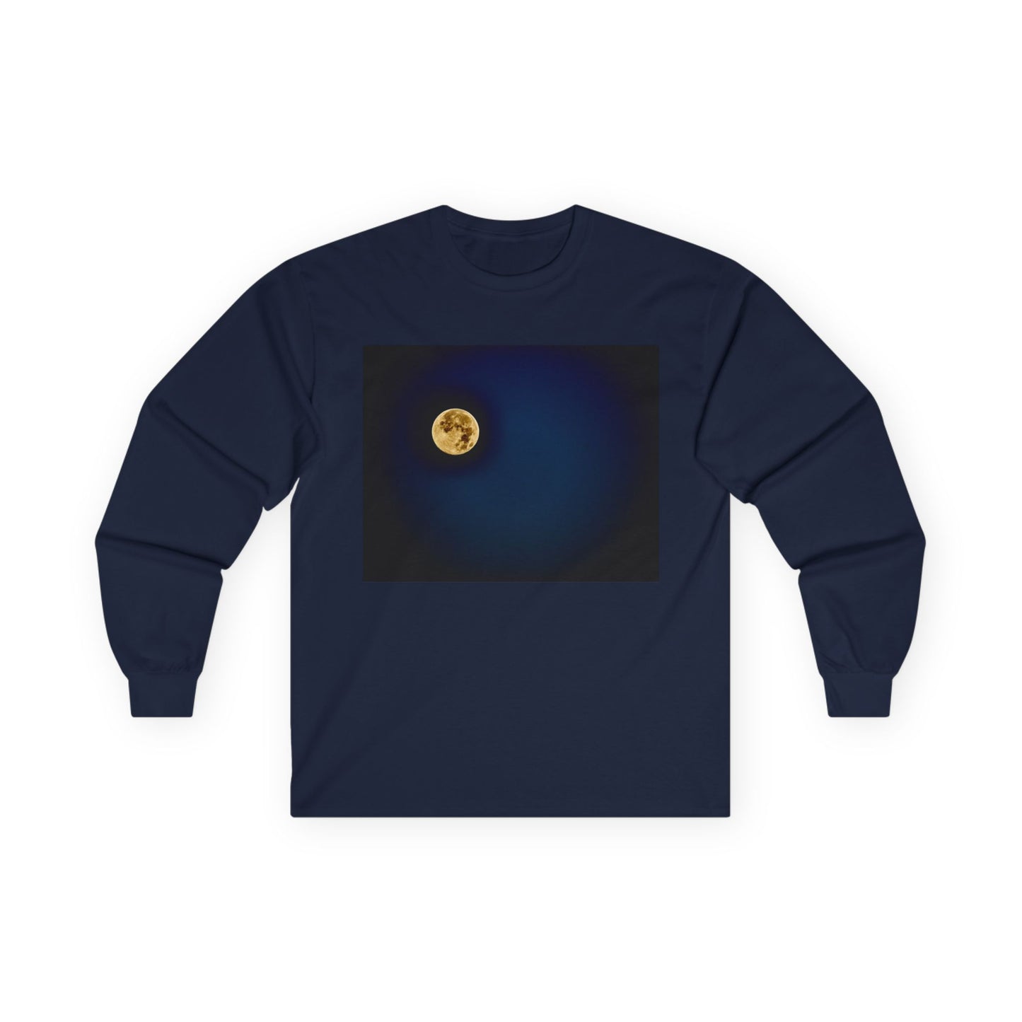 Full Moon Photo Long Sleeve Tee