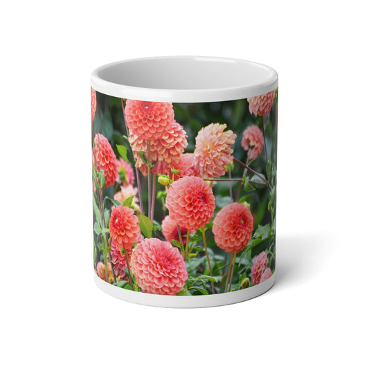 Mug - Formal Decorative Dahlias 20oz Jumbo Mug