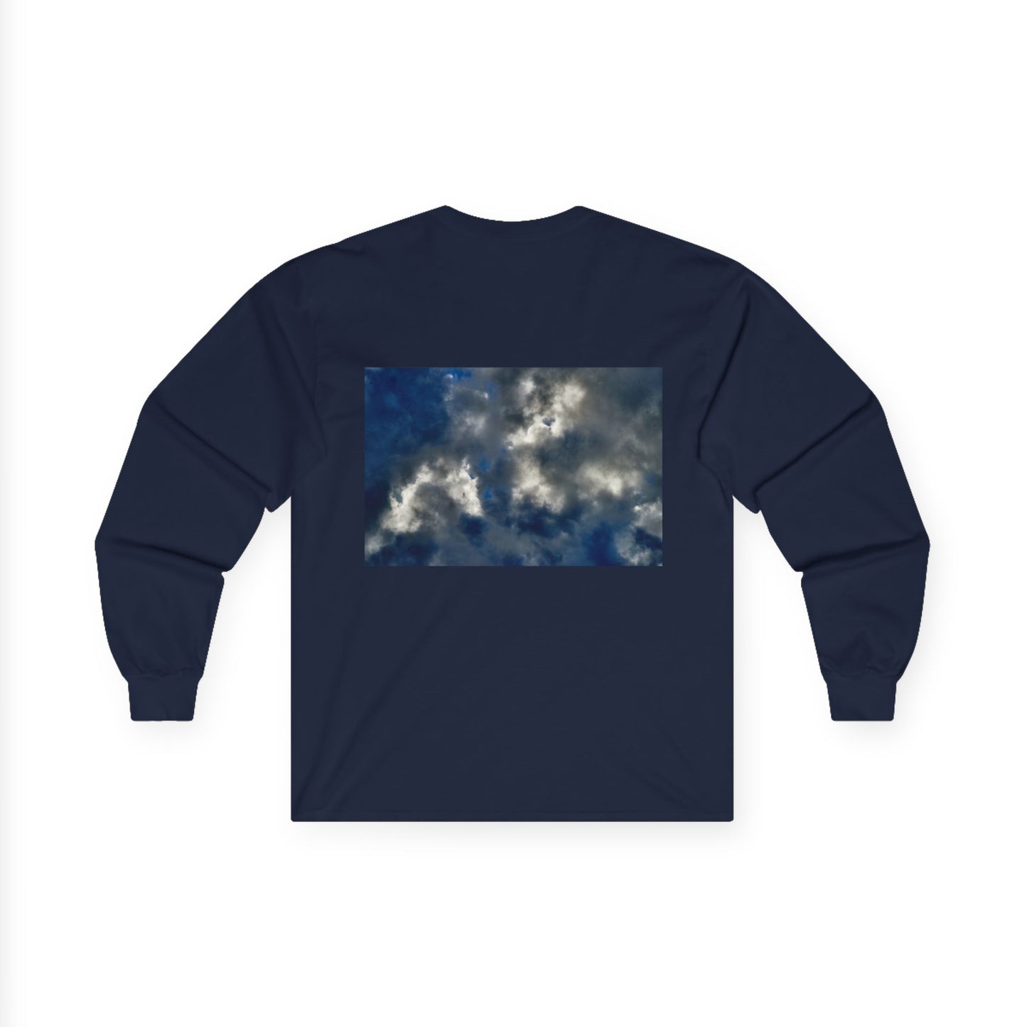 Cloudscape Photo Long Sleeve Tee — Stormy Sky Graphic Shirt