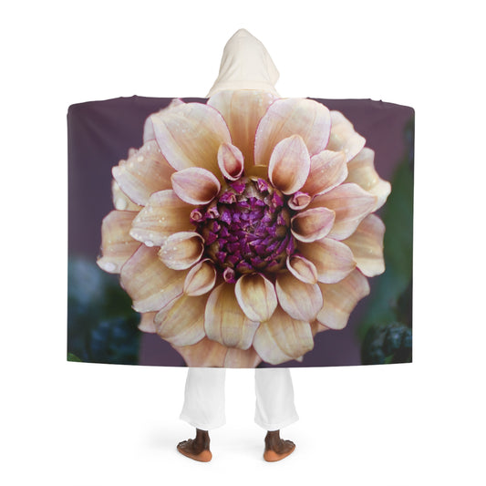 Cozy Sherpa Fleece Blanket Hooded Throw for Relaxation, Gift for Home, Indoor Use, Blanket Hoodie for Winter, Flower Design, Perfect [...]